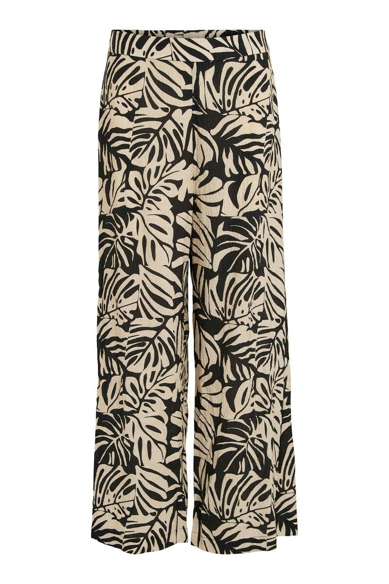 Cortefiel Pantalón estampado cintura alta