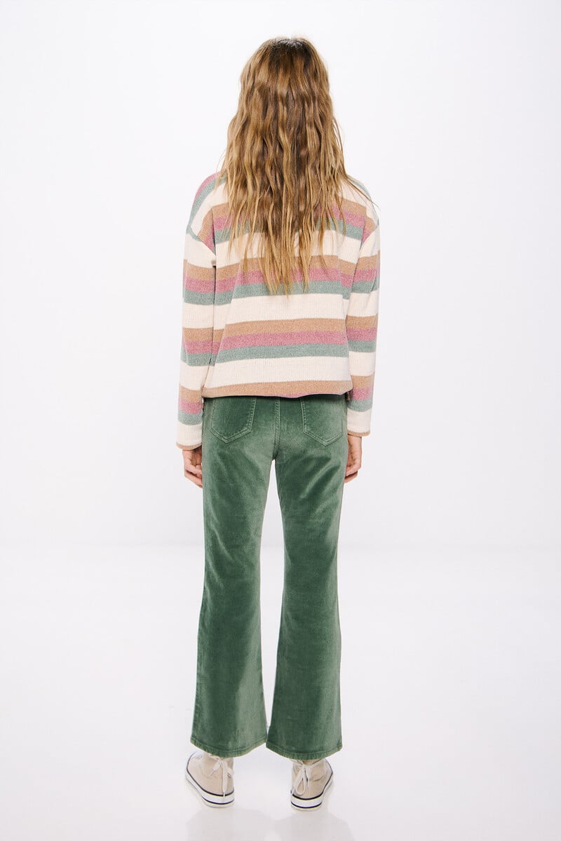 Cortefiel Pantalon Flare Velour Niña