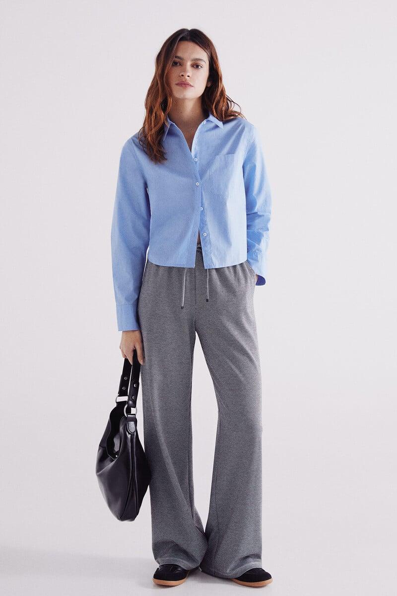 Cortefiel Pantalón Jogger Jacquard