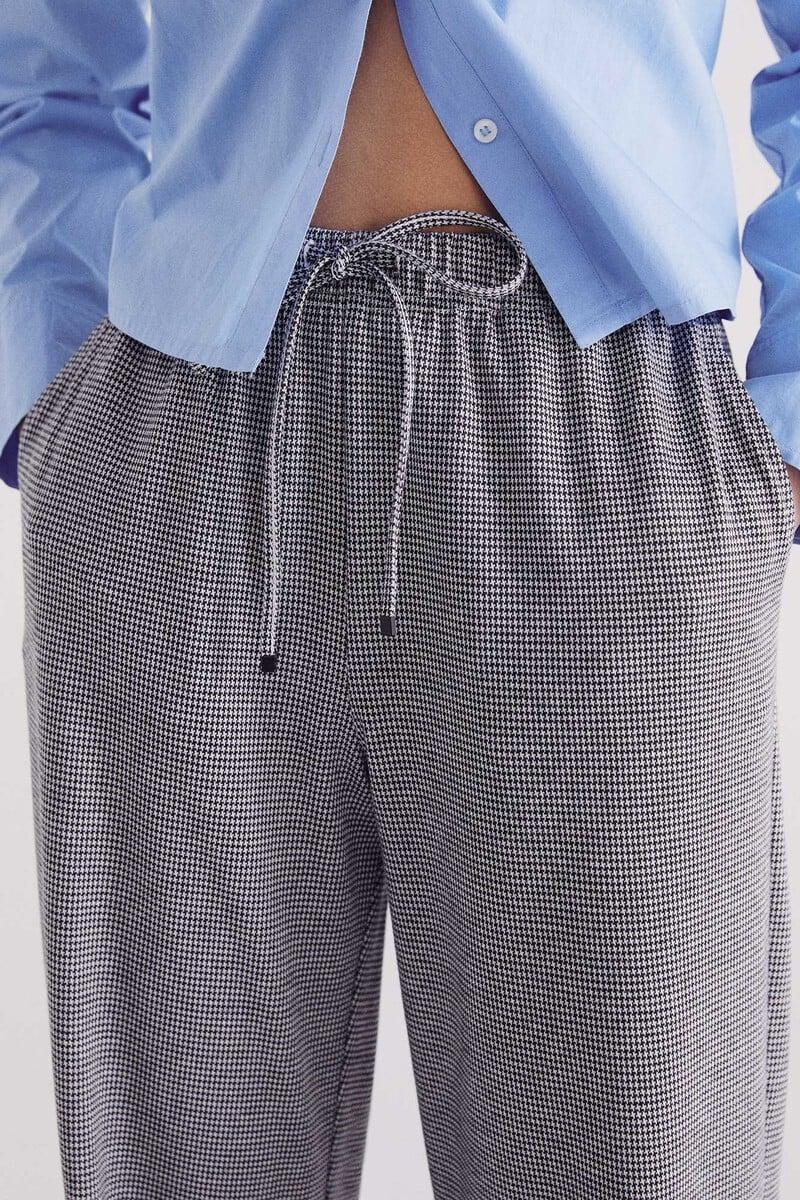 Cortefiel Pantalón Jogger Jacquard