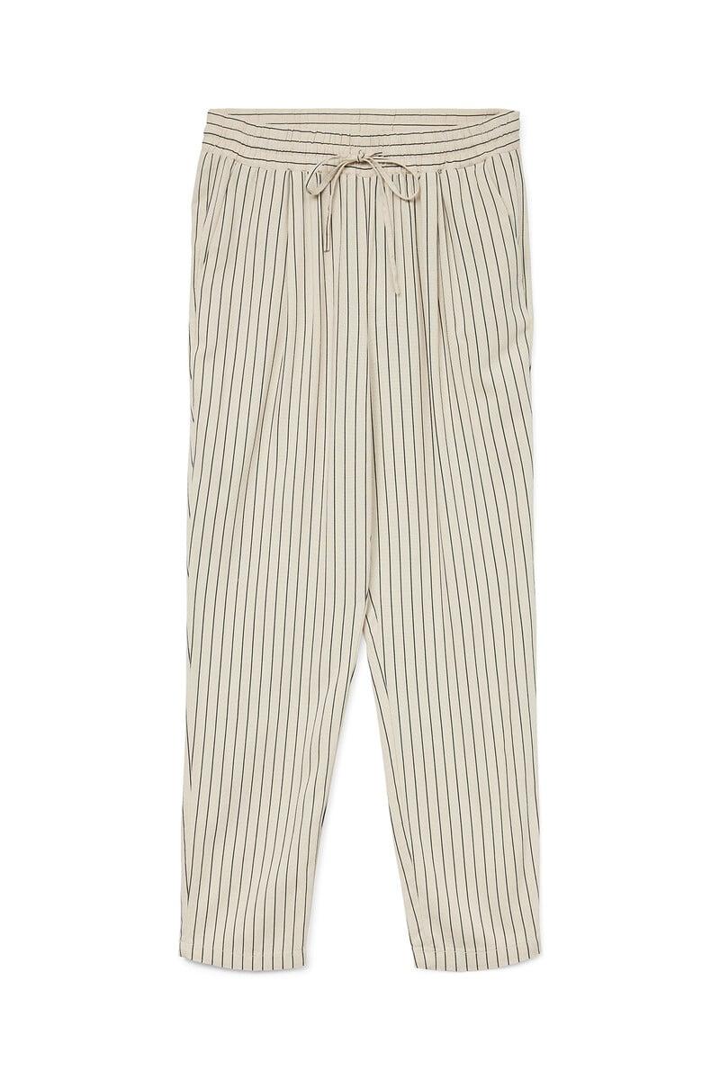 Cortefiel Pantalón largo ancho de lino