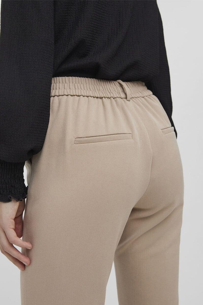 Cortefiel Pantalón Largo Recto De Mujer