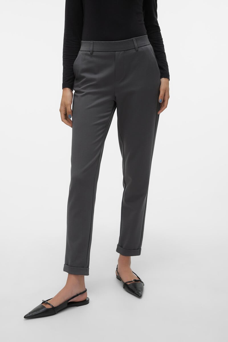 Cortefiel Pantalón Largo Recto De Mujer
