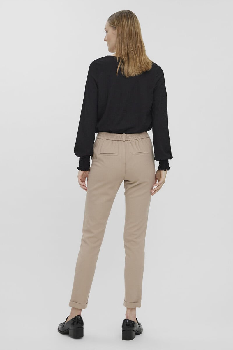 Cortefiel Pantalón Largo Recto De Mujer