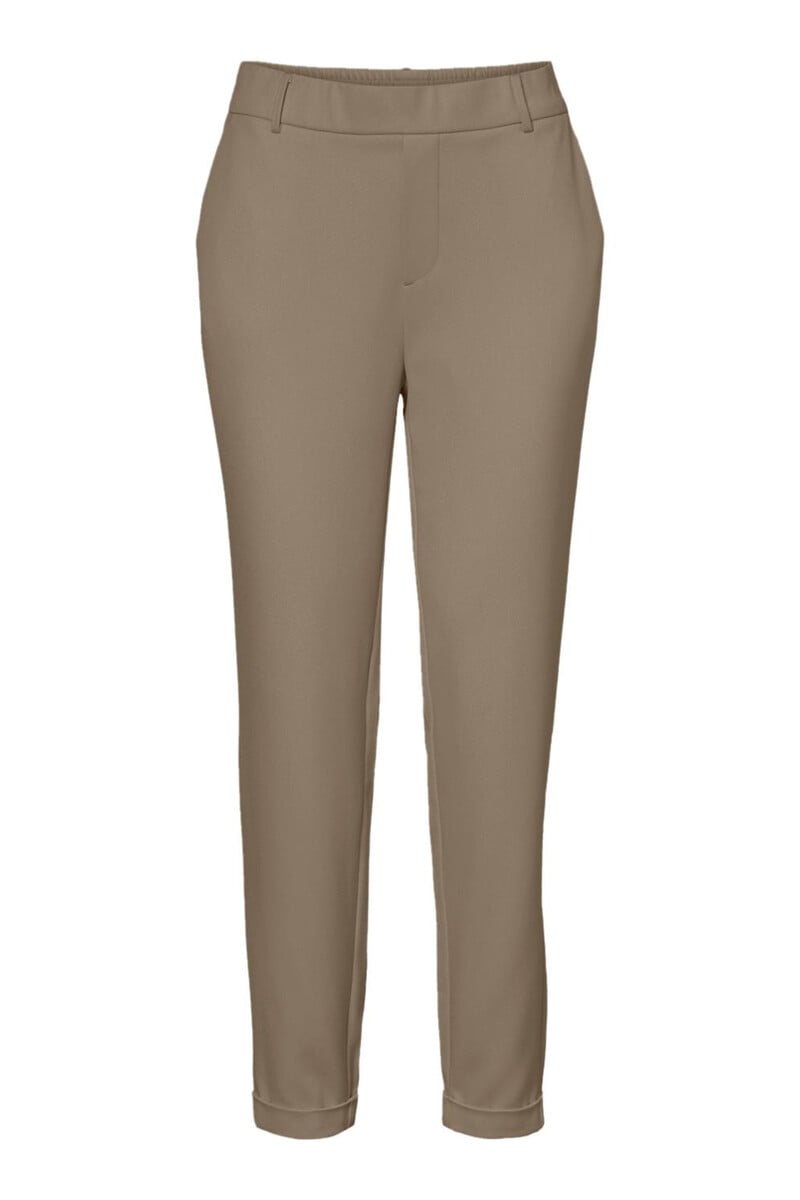 Cortefiel Pantalón Liso Con Cintura Normal