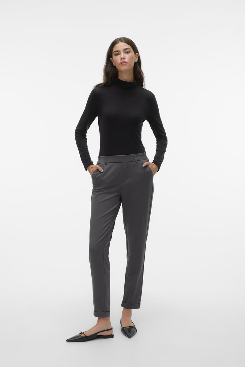 Cortefiel Pantalón liso con cintura normal