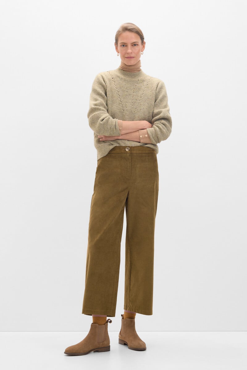 Cortefiel Pantalón marine velvetón