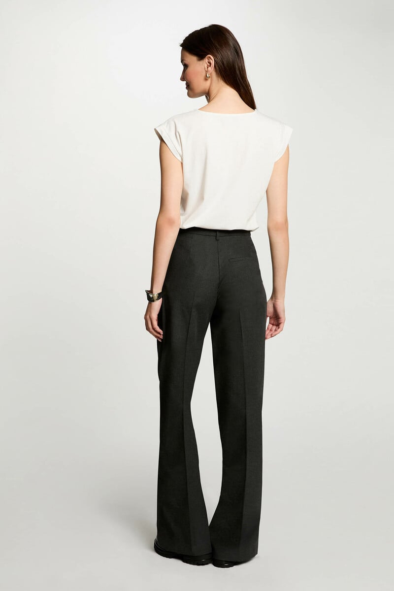 Cortefiel Pantalón Pernera Ancha Pinzas