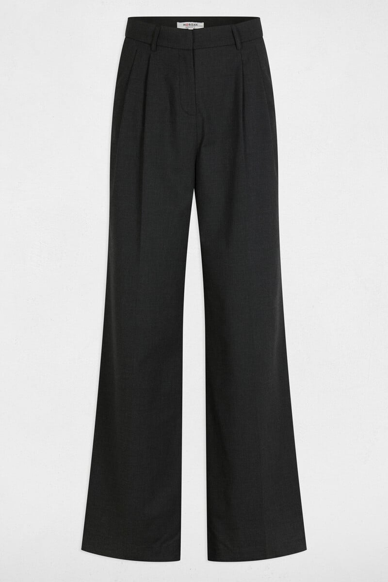 Cortefiel Pantalón Pernera Ancha Pinzas