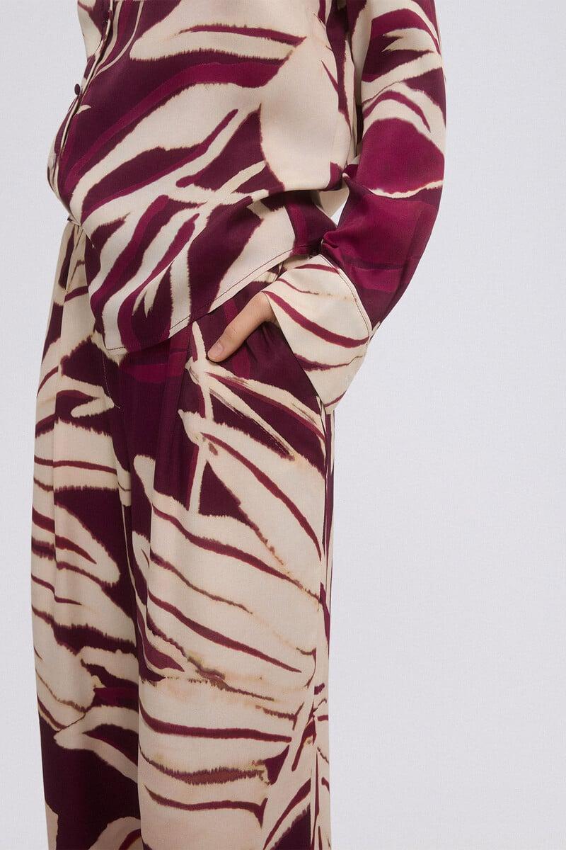 Cortefiel Pantalón Pijamero Estampado