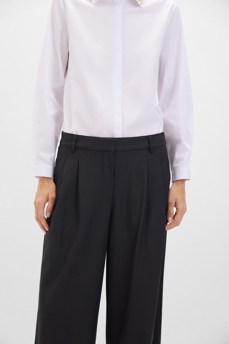 Cortefiel Pantalón Pinzas Ancho