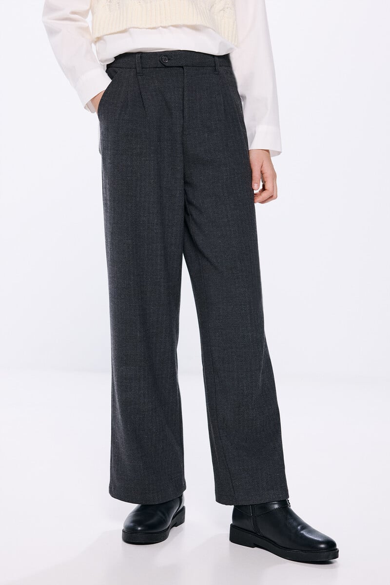 Cortefiel Pantalon Pinzas Niña