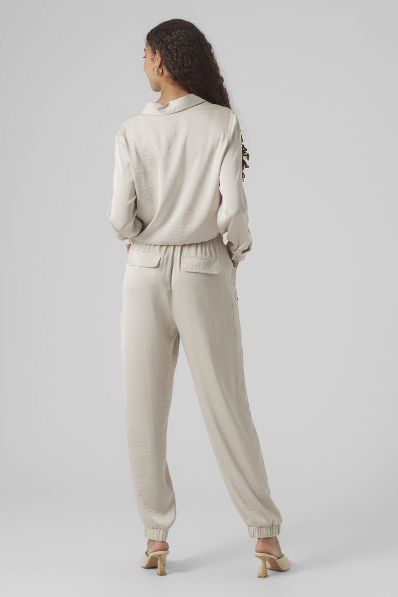 Cortefiel Pantalón Pitillo Efecto Satinado