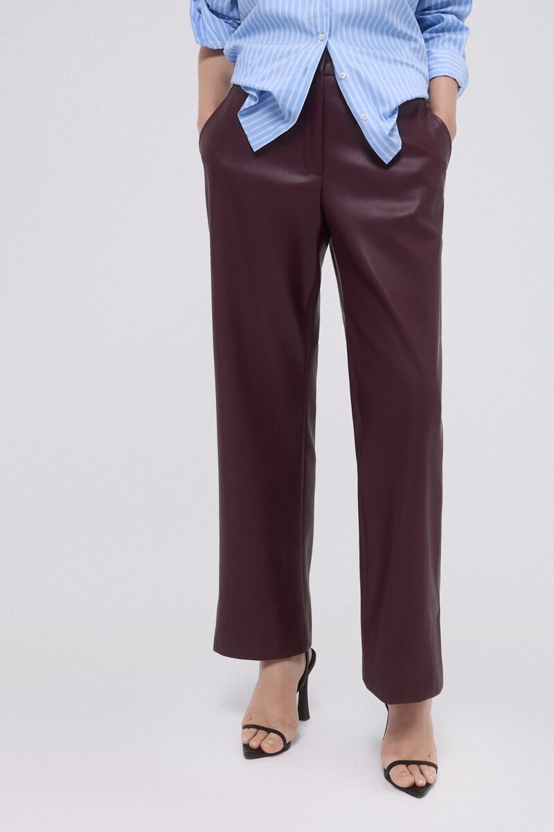 Cortefiel Pantalón Polipiel
