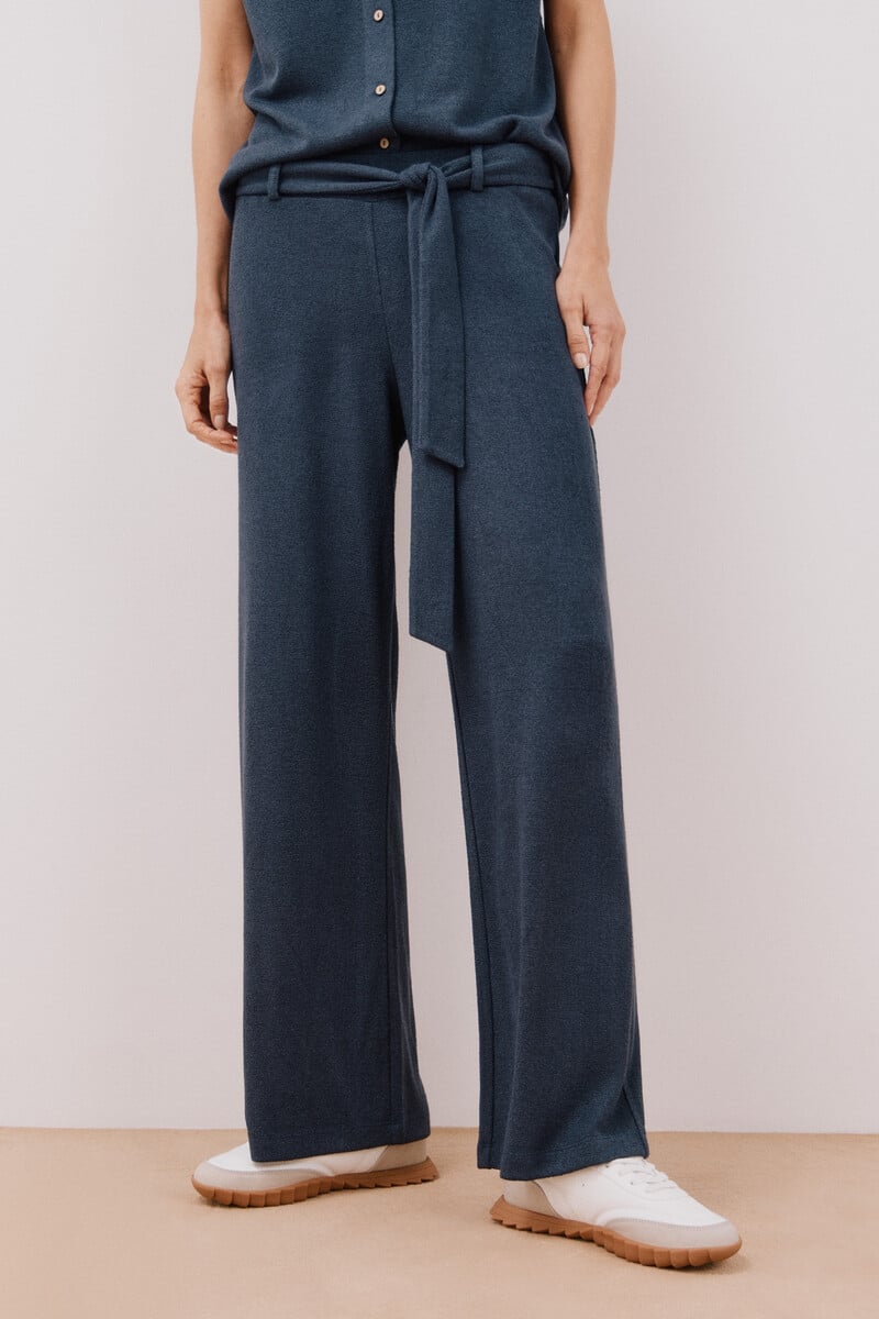 Cortefiel Pantalón Punto Cinturón