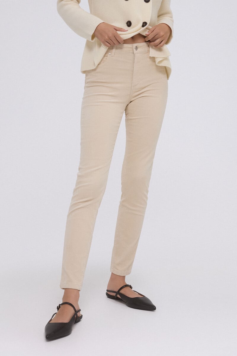 Cortefiel Pantalón Push Up Pana