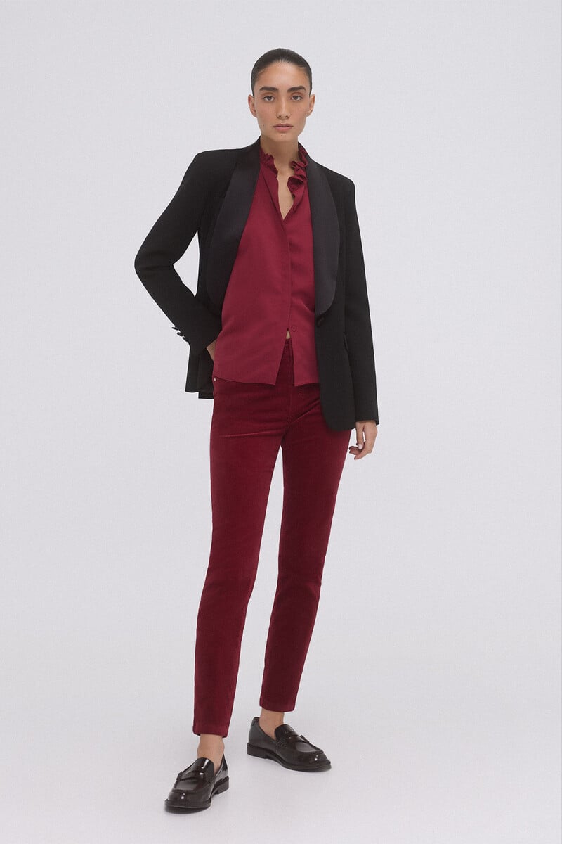 Cortefiel Pantalón push up pana