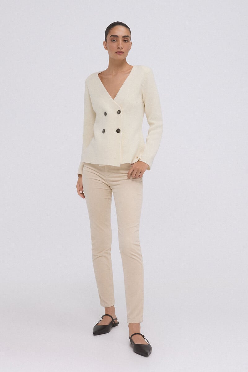 Cortefiel Pantalón push up pana