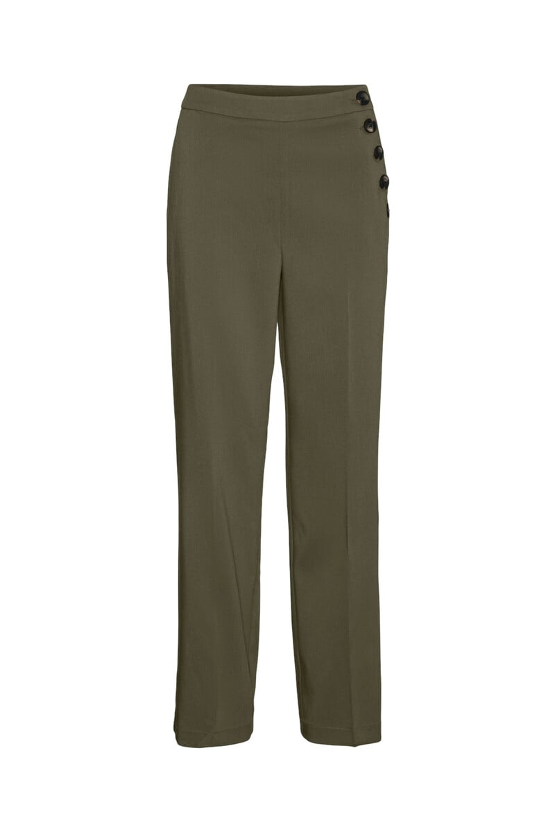 Cortefiel Pantalón recto con detalle de botones