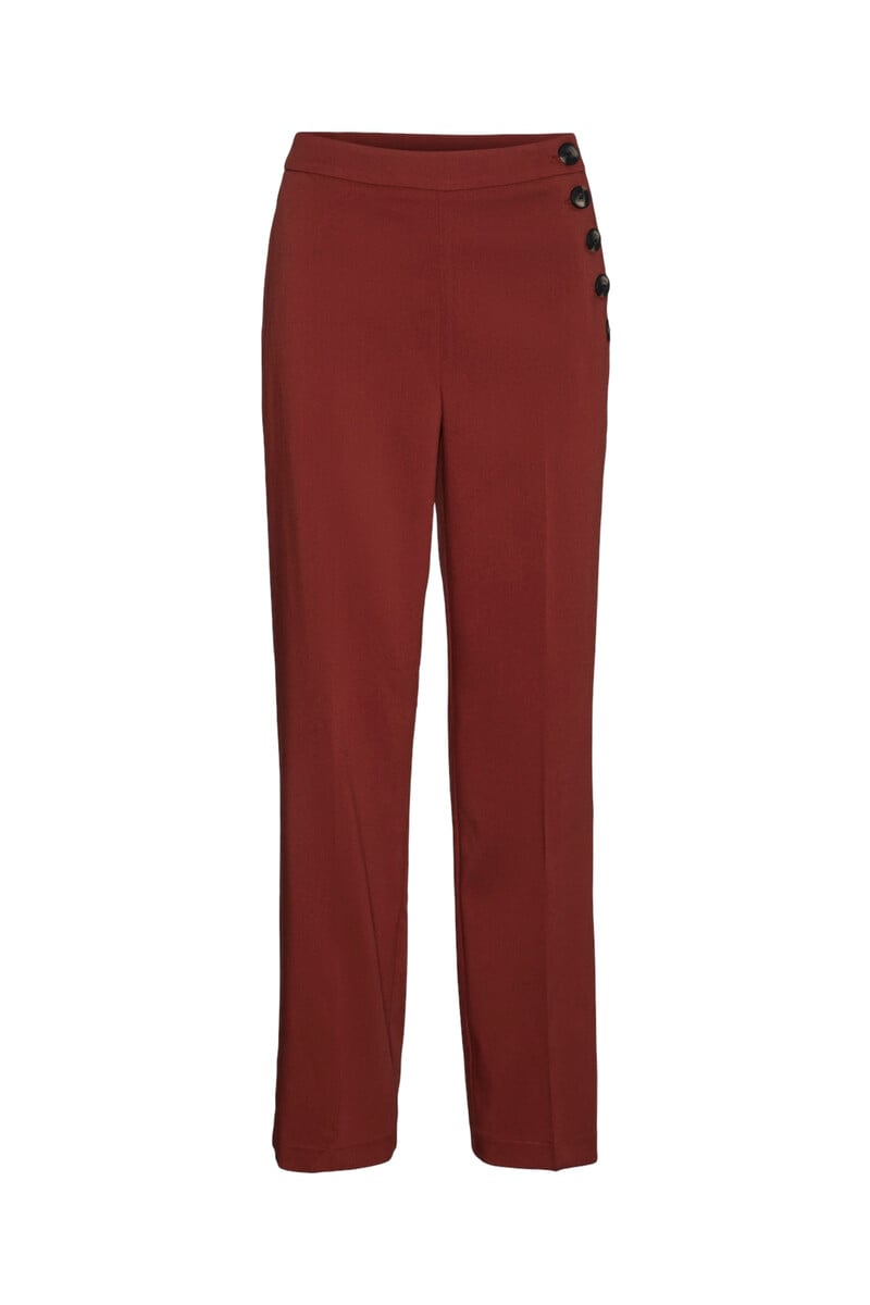 Cortefiel Pantalón recto con detalle de botones
