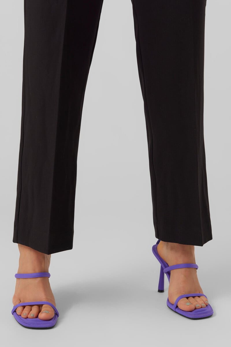 Cortefiel Pantalón Recto De Mujer De Talle Alto
