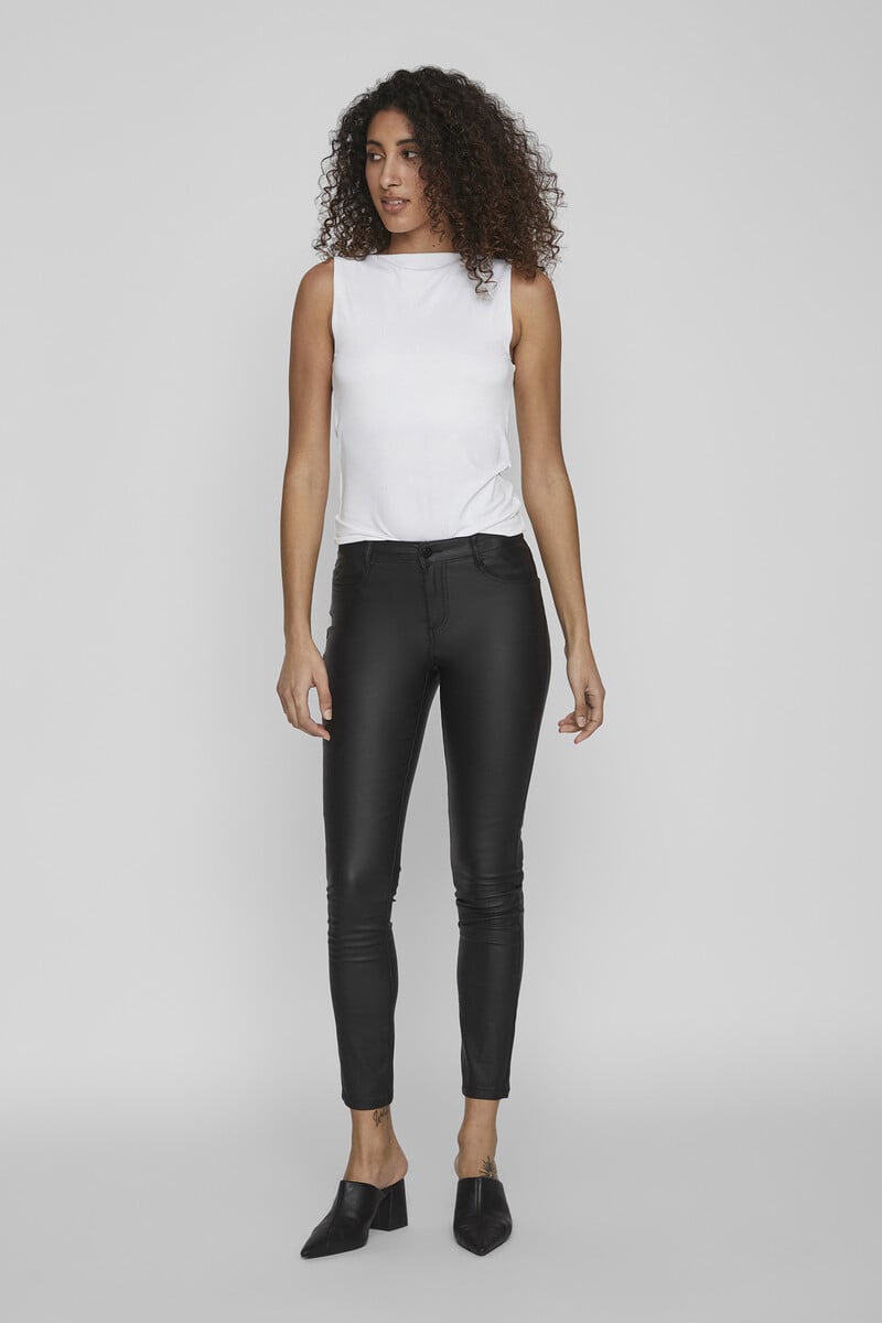 Cortefiel Pantalón skinny fit encerado