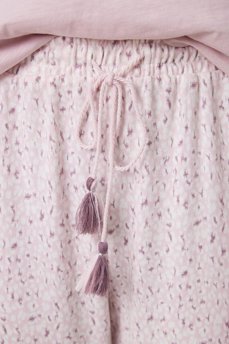 Cortefiel Pantalón Skinny Súper Soft Animal Print