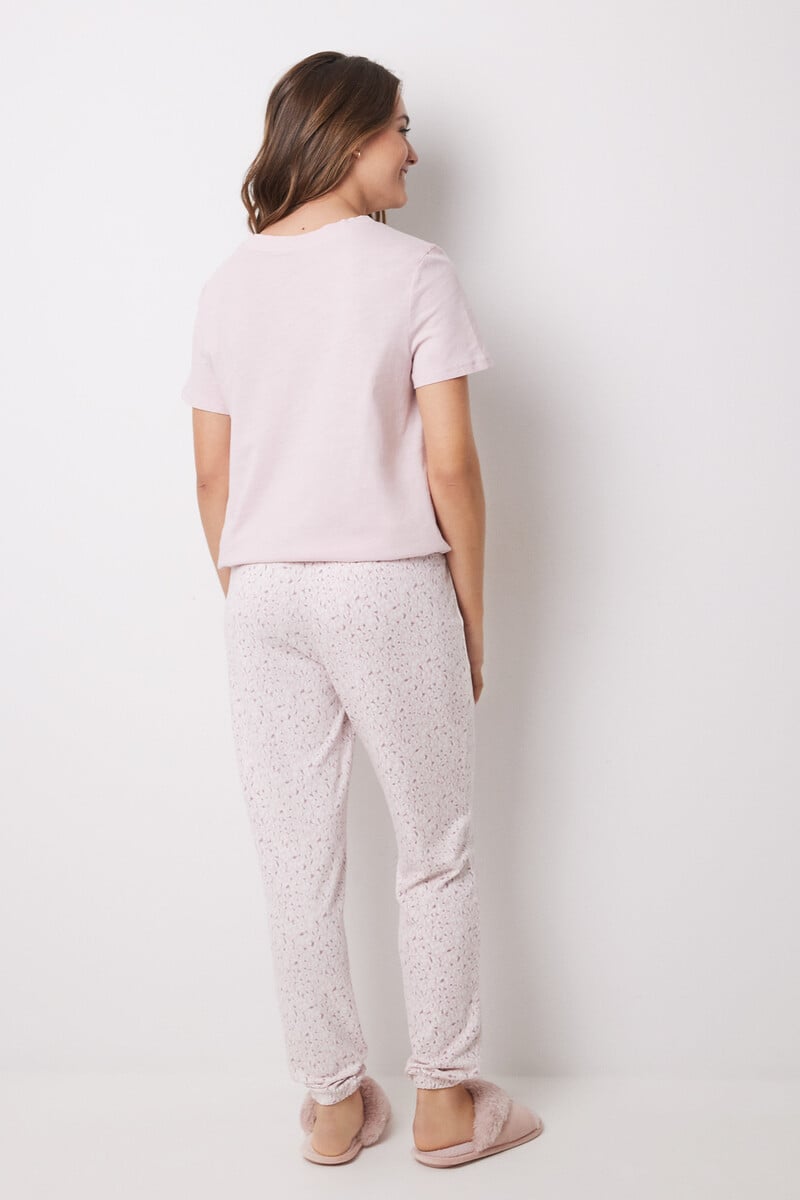 Cortefiel Pantalón Skinny Súper Soft Animal Print