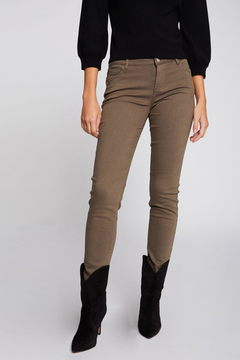 Cortefiel Pantalón skinny talle bajo