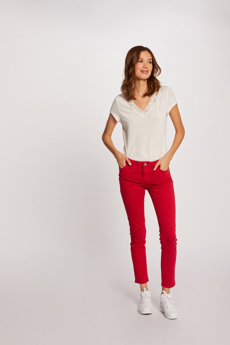 Cortefiel Pantalón skinny talle bajo