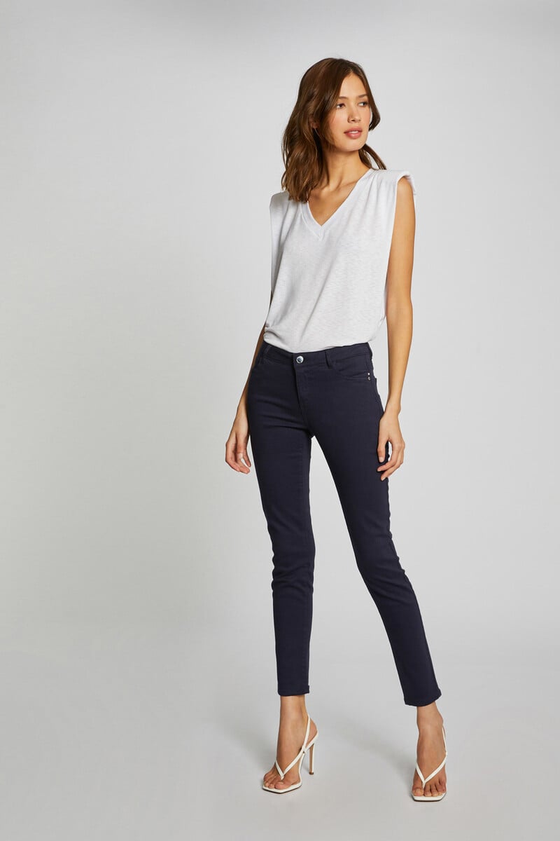 Cortefiel Pantalón skinny talle bajo