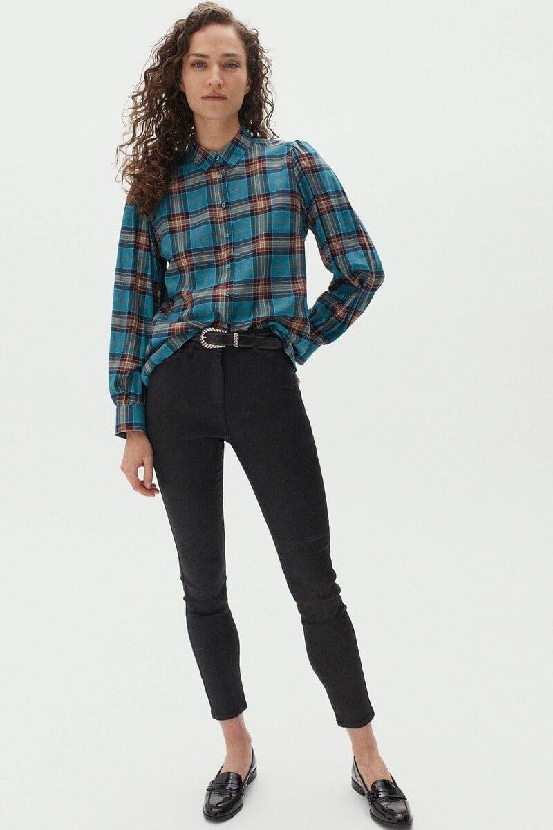Cortefiel Pantalón slim algodón elástico
