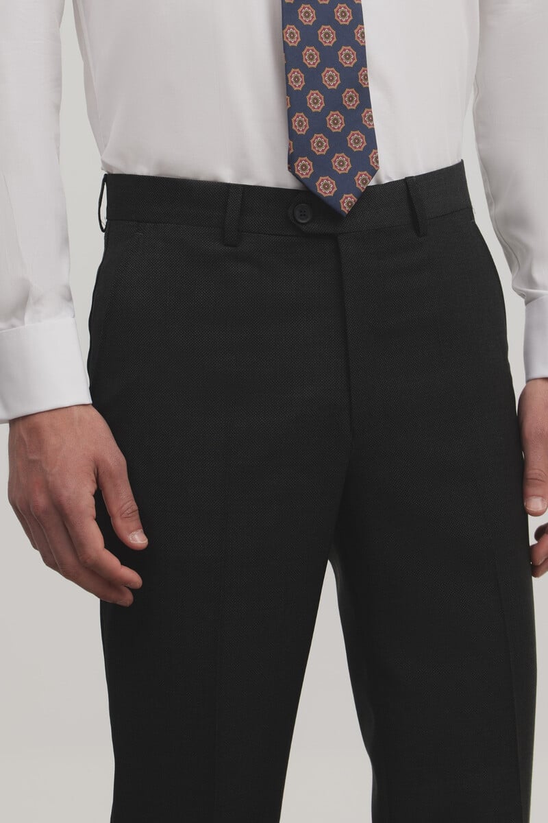 Cortefiel Pantalón Suit Ojo De Perdiz