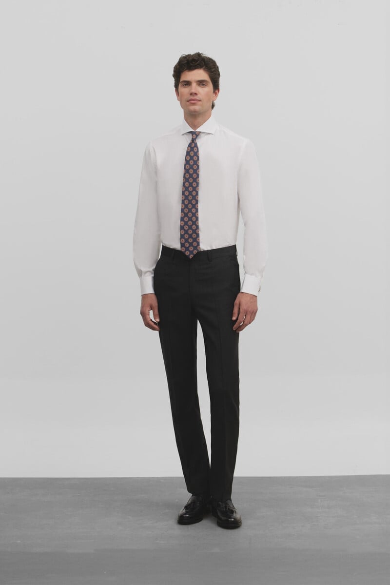 Cortefiel Pantalón suit ojo de perdiz