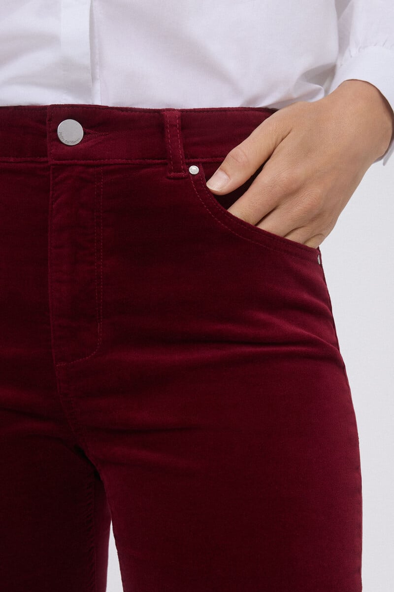 Cortefiel Pantalón Terciopelo Skinny Fit