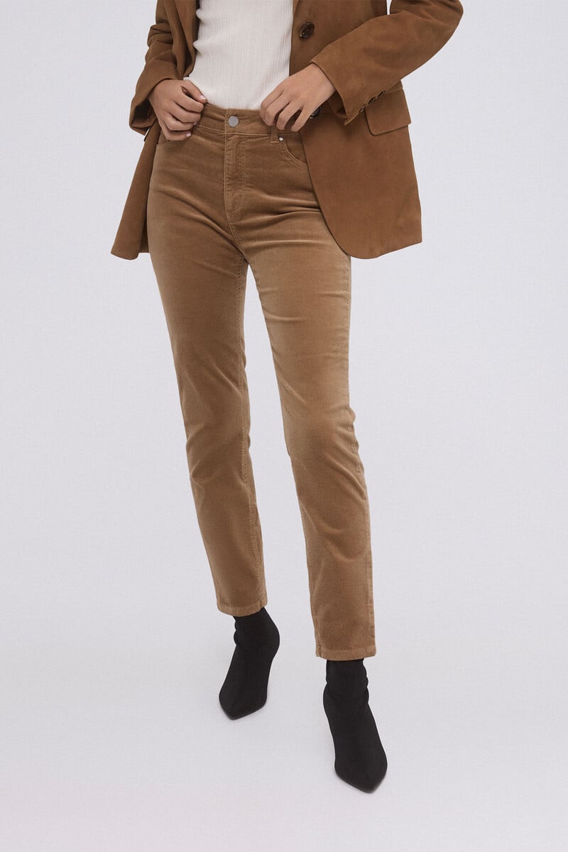 Cortefiel Pantalón Terciopelo Skinny Fit