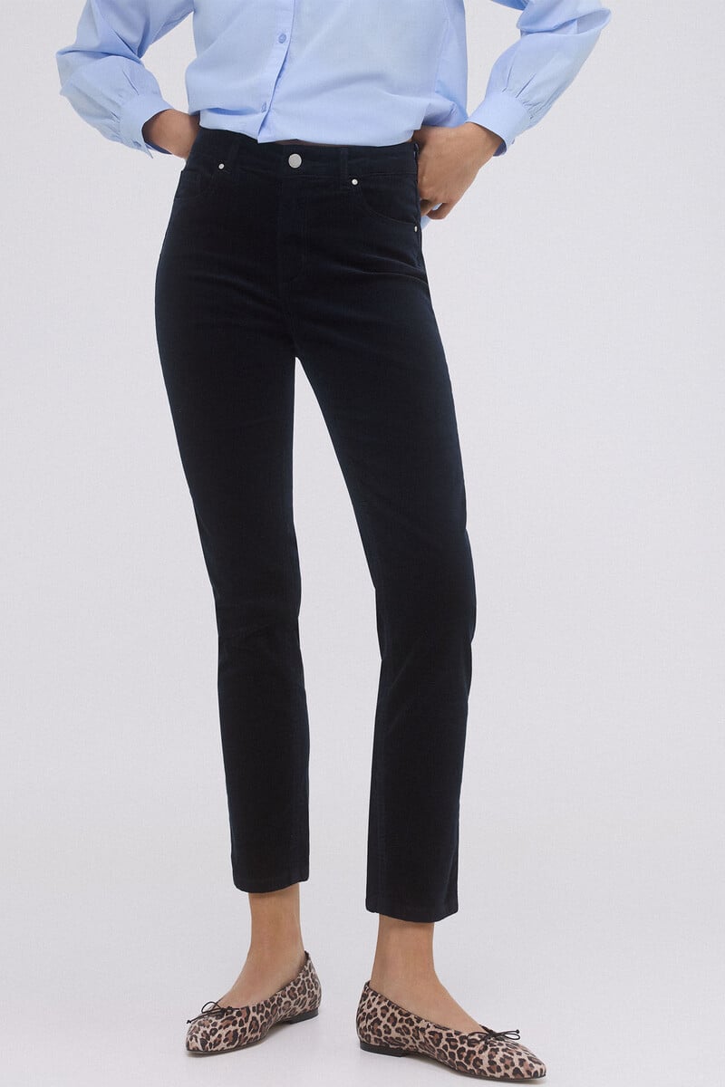 Cortefiel Pantalón Terciopelo Skinny Fit