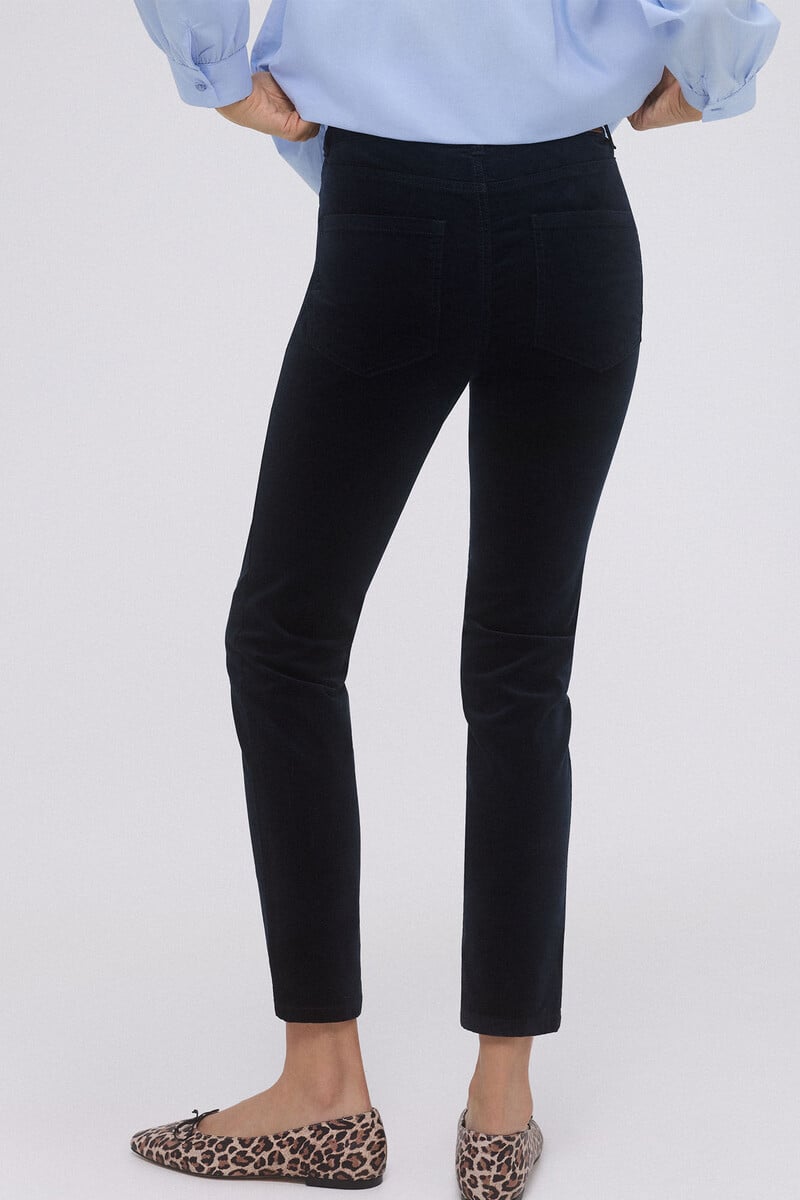 Cortefiel Pantalón Terciopelo Skinny Fit