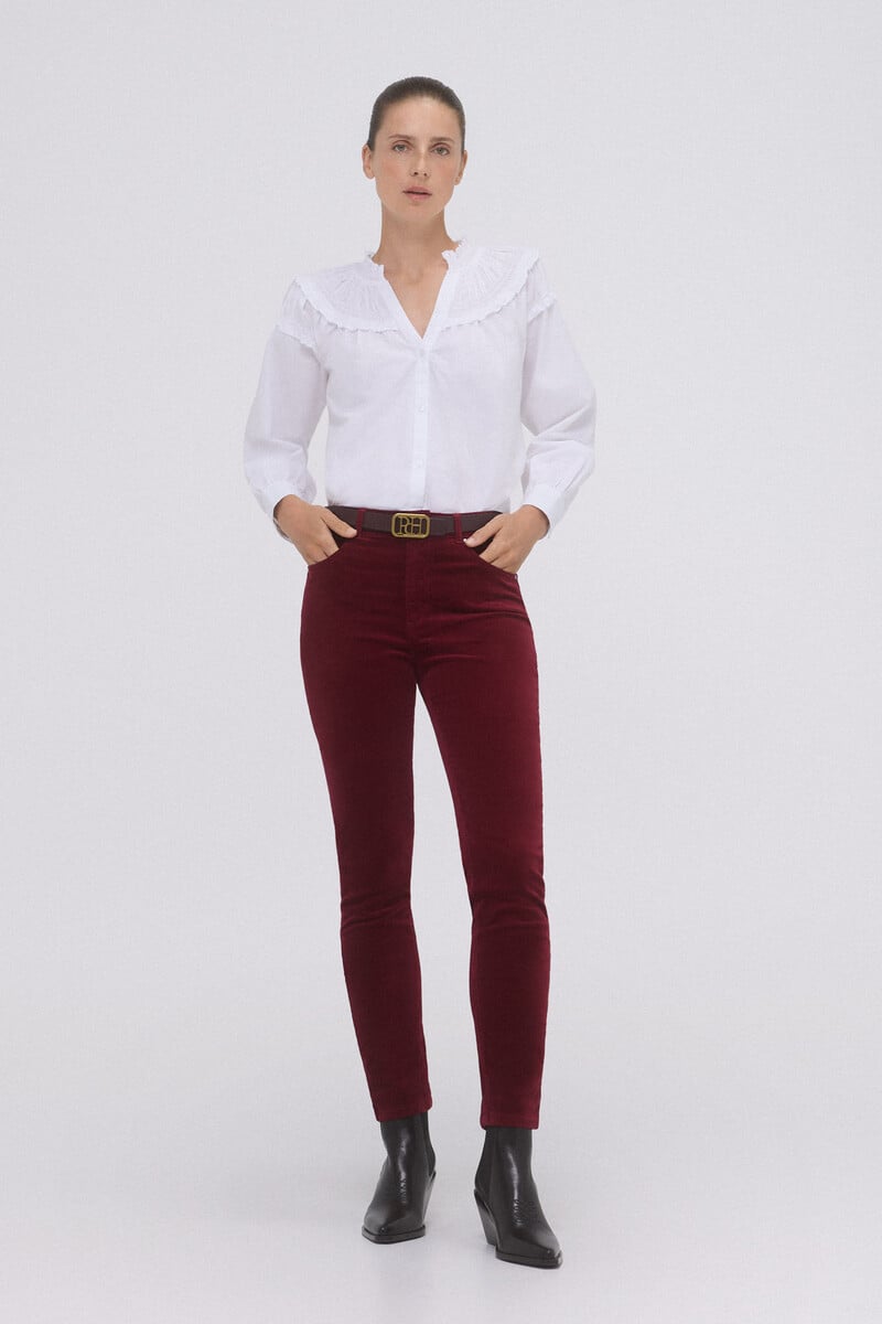 Cortefiel Pantalón terciopelo skinny fit