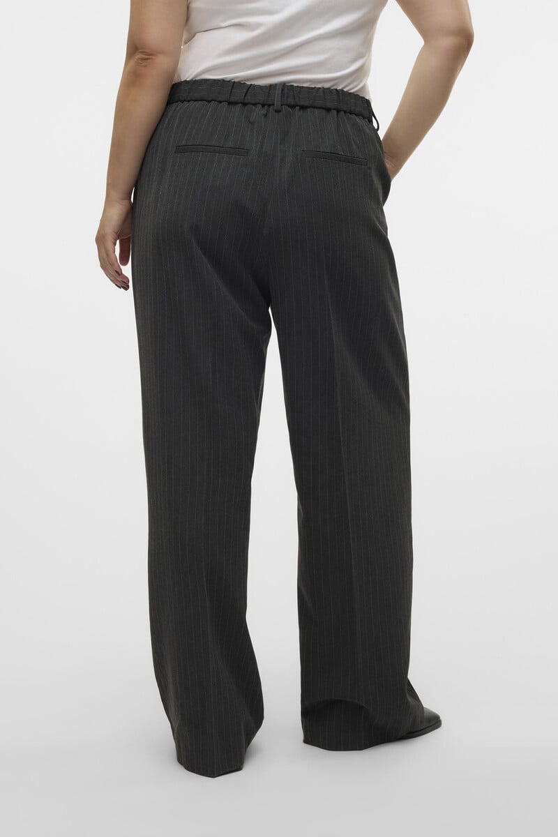 Cortefiel Pantalón Traje De Rayas Talla Grande