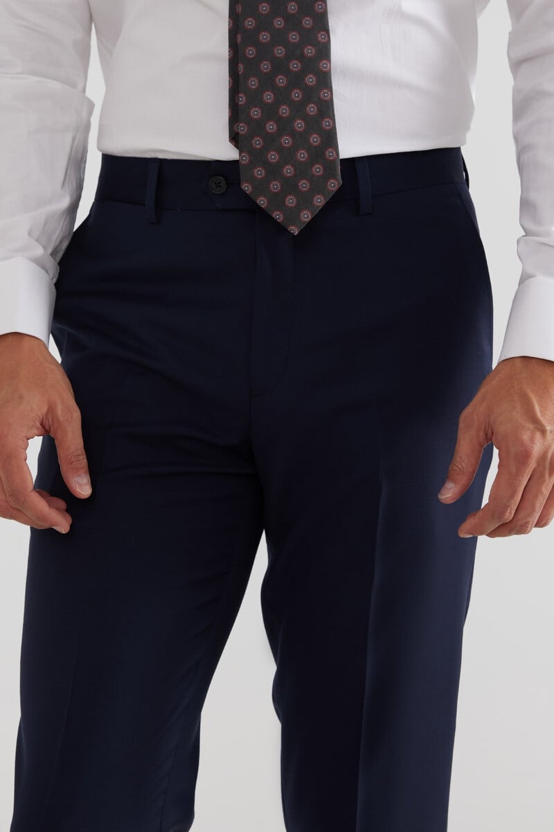 Cortefiel Pantalón Traje Natural Stretch