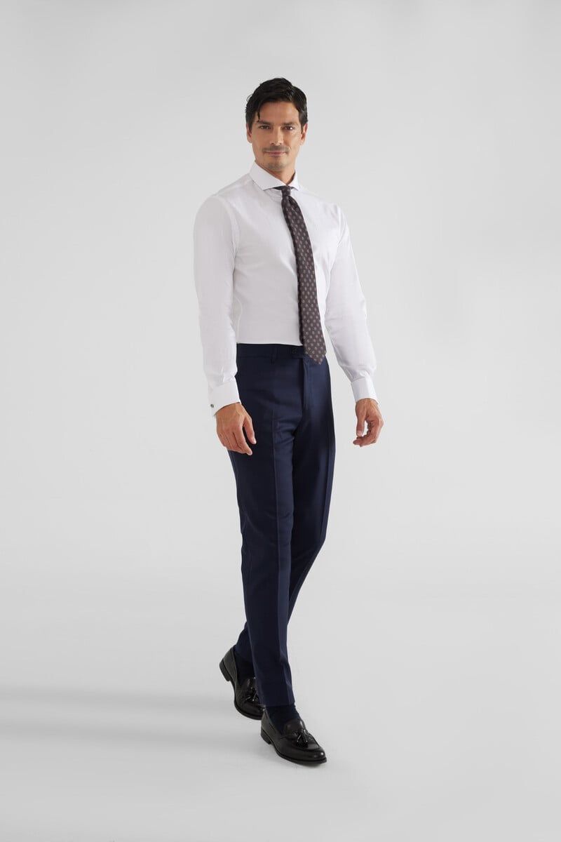 Cortefiel Pantalón traje natural stretch