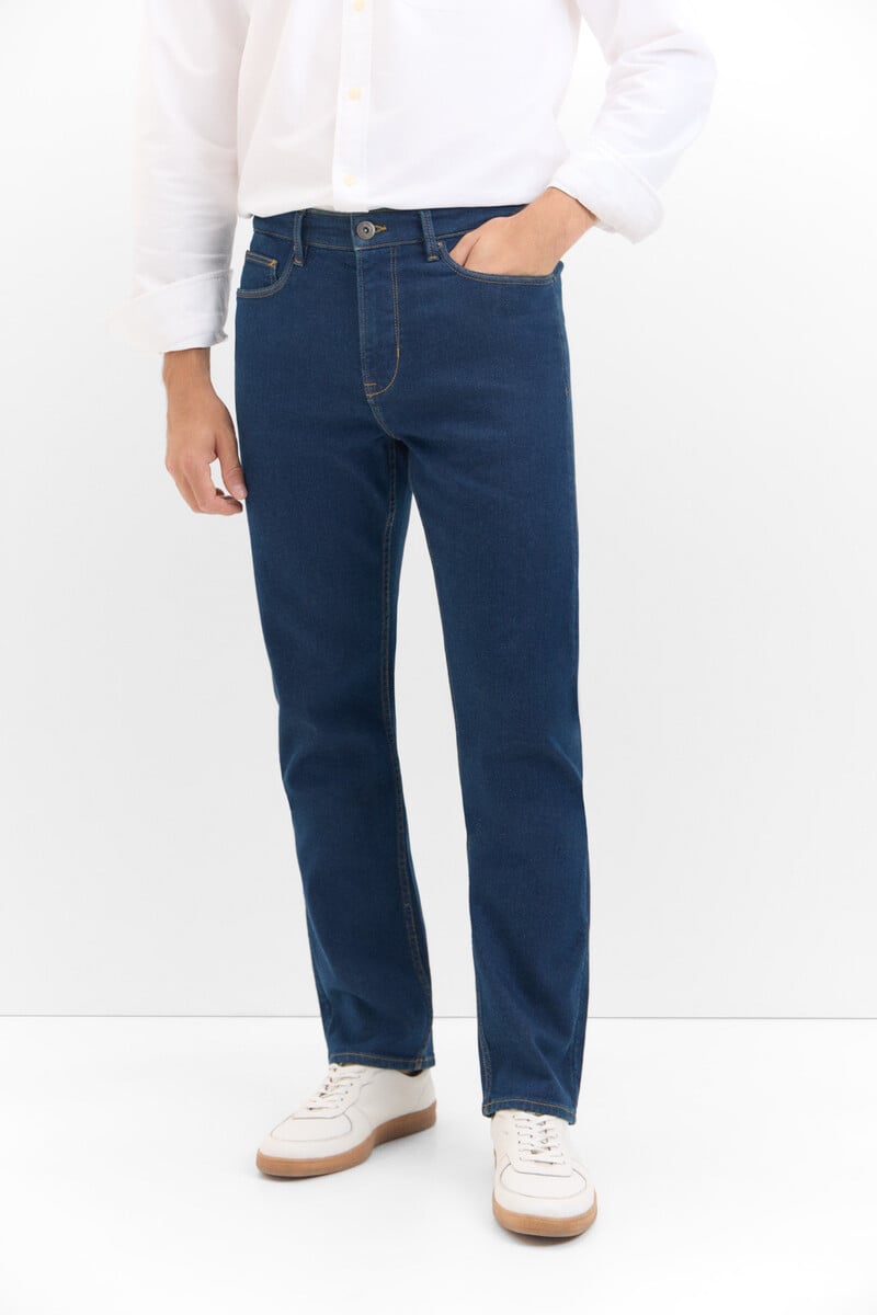 Cortefiel Pantalón Vaquero Classic Fit Dynamic