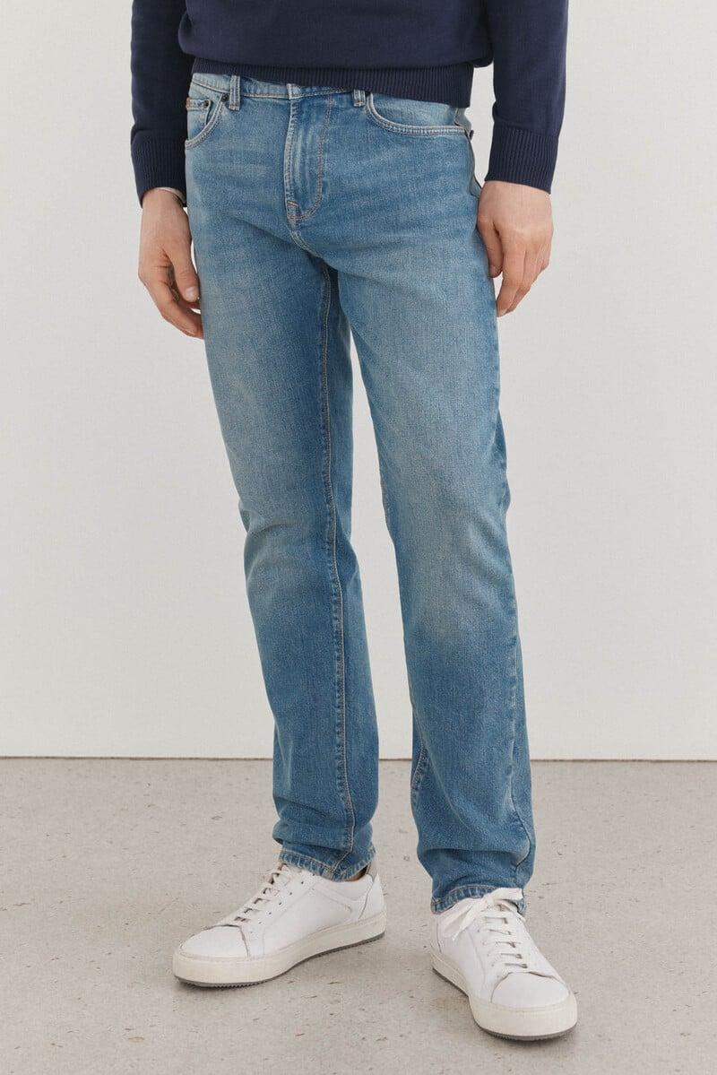 Cortefiel Pantalón Vaquero Premium Flex Slim Fit