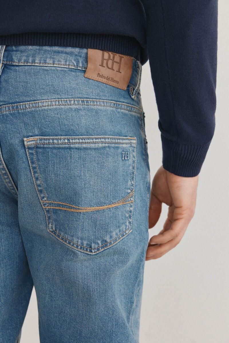 Cortefiel Pantalón Vaquero Premium Flex Slim Fit