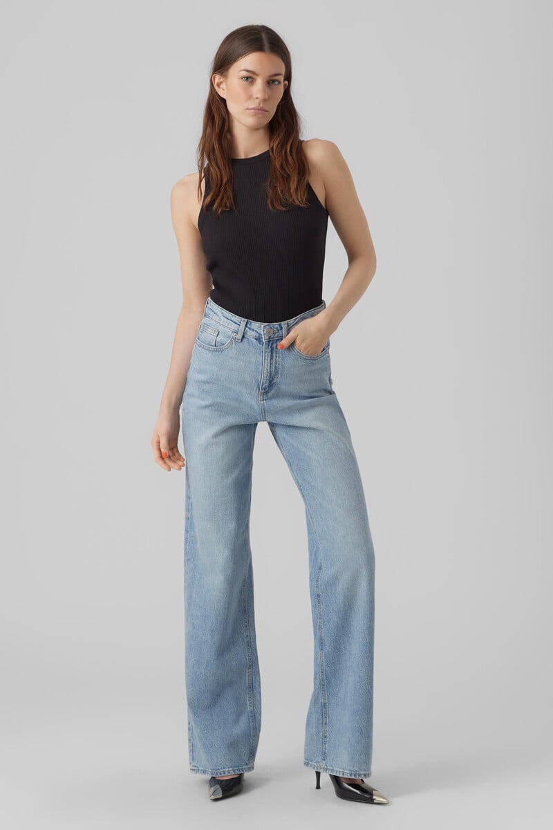 Cortefiel Pantalón vaquero wide