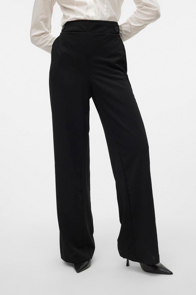 Cortefiel Pantalón Wide Leg De Mujer