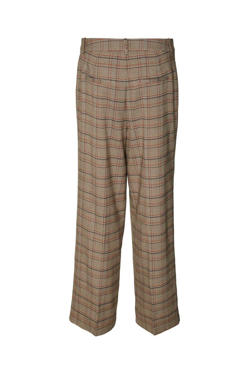 Cortefiel Pantalones Anchos Príncipe De Gales