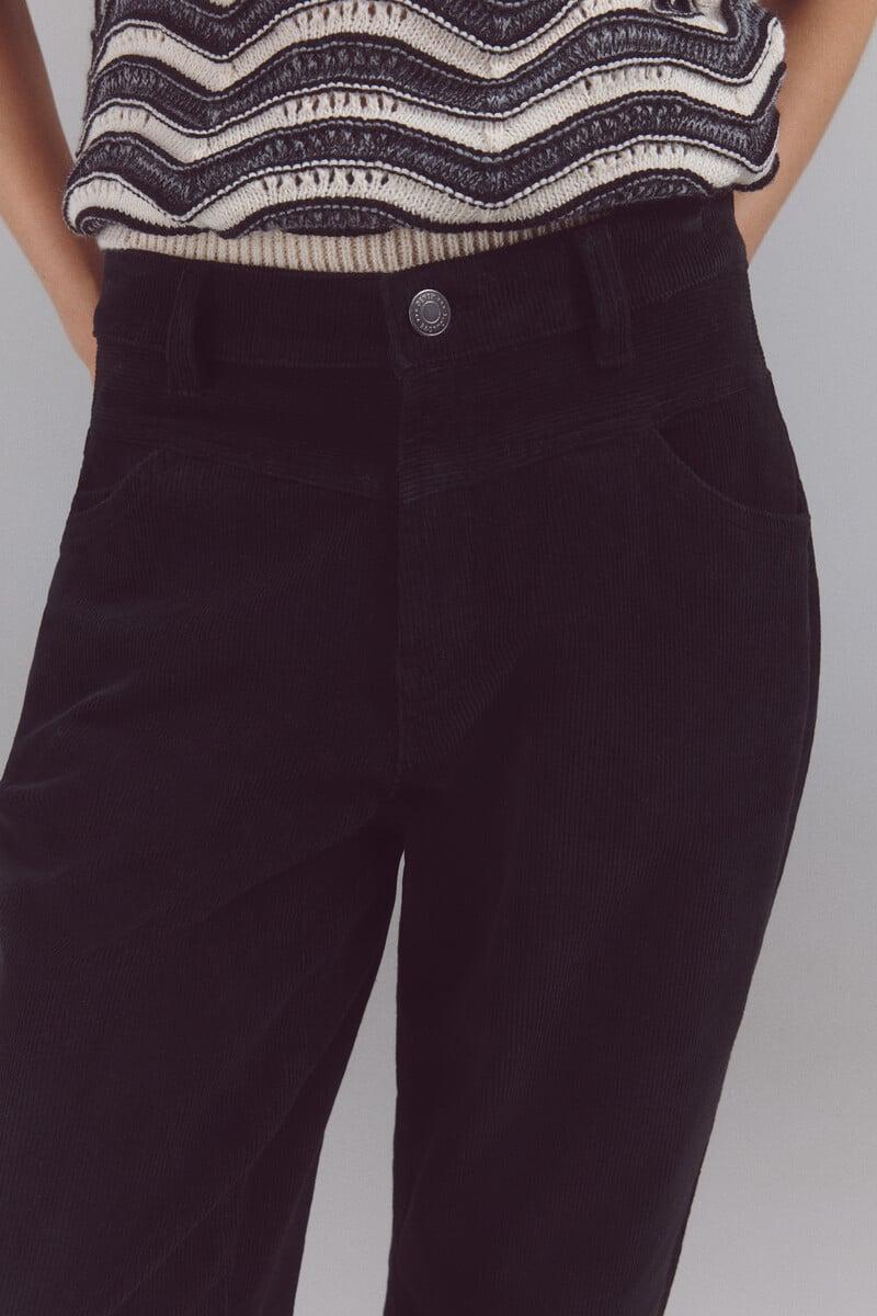 Cortefiel Pantalones Corduroy Mom