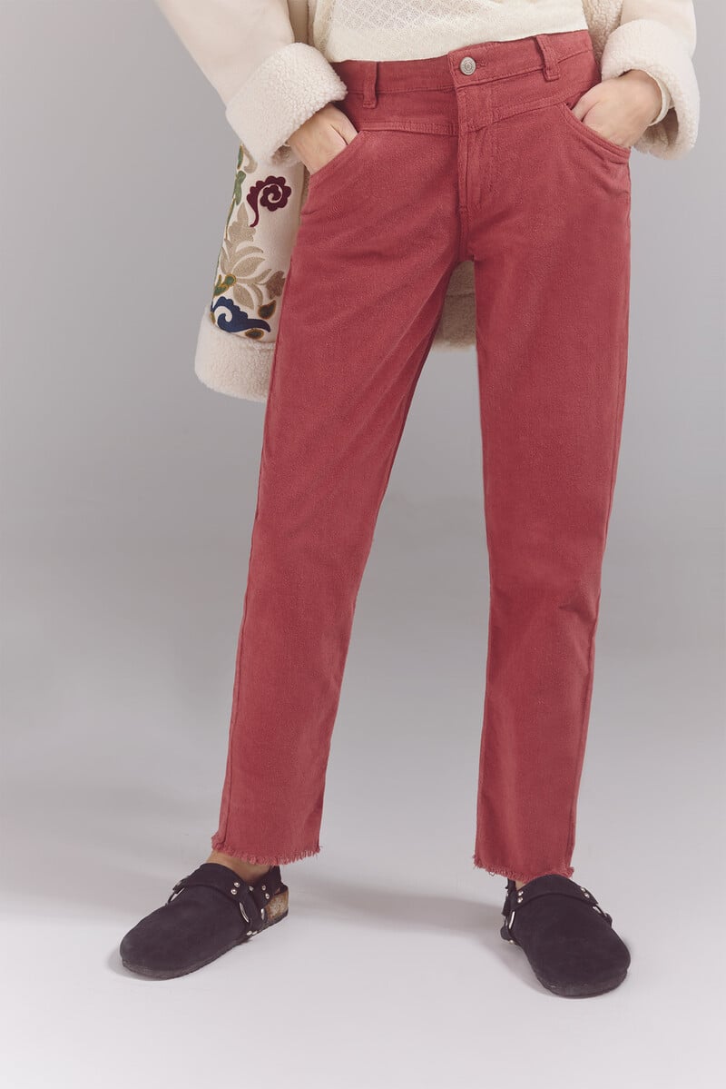Cortefiel Pantalones Corduroy Mom